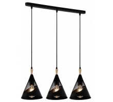 Подвесной светильник 03250-3.9-03 BK+WOOD