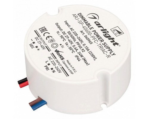 Блок питания с проводом Arlight ARJ 040965 Блок питания с проводом Arlight ARJ 040965