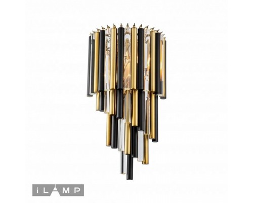 Накладной светильник iLamp Tribeca 097B-3 MBR+BK Накладной светильник iLamp Tribeca 097B-3 MBR+BK