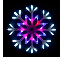 Снежинки световые Uniel ULD-H4040-048 ULD-H4040-048/DTA MULTI IP20 SNOWFLAKE