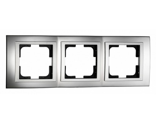 Рамка на 3 поста Mono Electric Chrome 106-410000-162 Рамка на 3 поста Mono Electric Chrome 106-410000-162