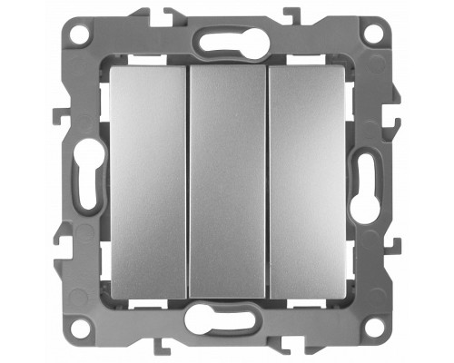 Выключатель трехклавишный без рамки Эра Эра 12 12-1107-03