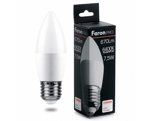Лампа светодиодная Feron LB-1307 E27 7.5Вт 6400K 38058 Лампа светодиодная Feron LB-1307 E27 7.5Вт 6400K 38058