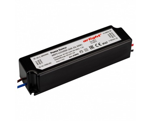 Блок питания Arlight ARPV-LV24050 (24V, 2.0A, 48W) Блок питания Arlight ARPV-LV24050 (24V, 2.0A, 48W)
