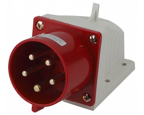 Вилка прямая 3P+PE+N Эра  VS-32-3P-PE-N-IP44