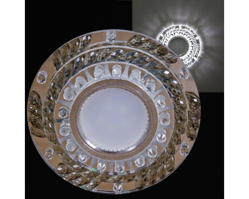 Встраиваемый светильник 22092-9.0-001PL MR16+LED3W CL+GR Встраиваемый светильник 22092-9.0-001PL MR16+LED3W CL+GR