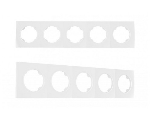 Рамка на 5 постов Arte Milano am-502.04 502.04-5.white Рамка на 5 постов Arte Milano am-502.04 502.04-5.white