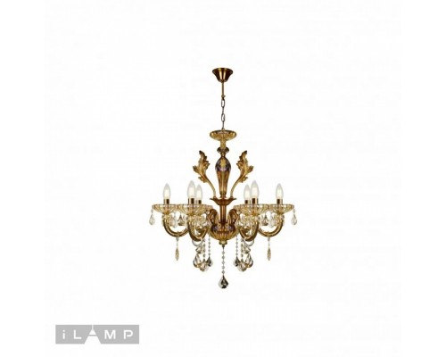 Подвесная люстра iLamp Asia 81069-6 BR Подвесная люстра iLamp Asia 81069-6 BR