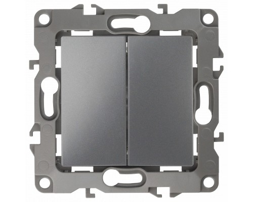 Переключатель перекрестный двухклавишный без рамки Эра Эра 12 12-1112-12