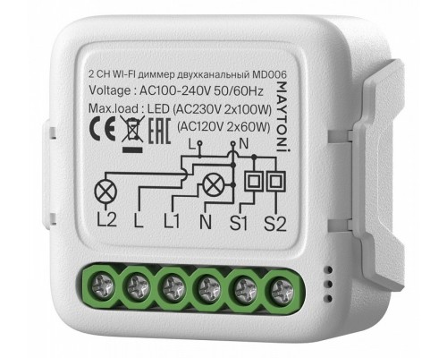 Контроллер-диммер Wi-Fi для смартфонов и планшетов Maytoni MD006 Контроллер-диммер Wi-Fi для смартфонов и планшетов Maytoni MD006