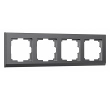 Рамка на 4 поста Werkel Stark (графит матовый) W0041864