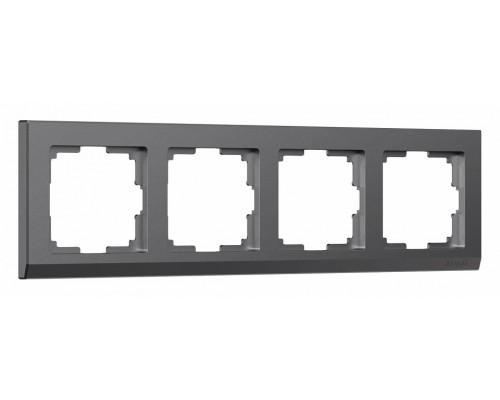 Рамка на 4 поста Werkel Stark (графит матовый) W0041864 Рамка на 4 поста Werkel Stark (графит матовый) W0041864