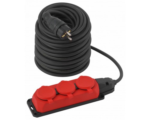 Удлинитель Эра  UK-3e-3x1,5-50m-IP44(KG)
