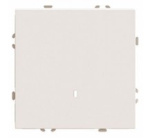 Выключатель одноклавишный с подсветкой без рамки Stekker Эмили 49889