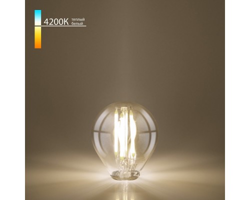 Лампа светодиодная Elektrostandard Mini Classic F E27 6Вт 4200K a055352 Лампа светодиодная Elektrostandard Mini Classic F E27 6Вт 4200K a055352
