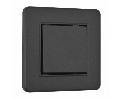 Выключатель одноклавишный Arte Milano SET16-1 SET16-1-30-1 black