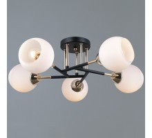 Люстра на штанге ILLUMICO LIBRA IL0689-5CSQ-24 BK FGD LIBRA