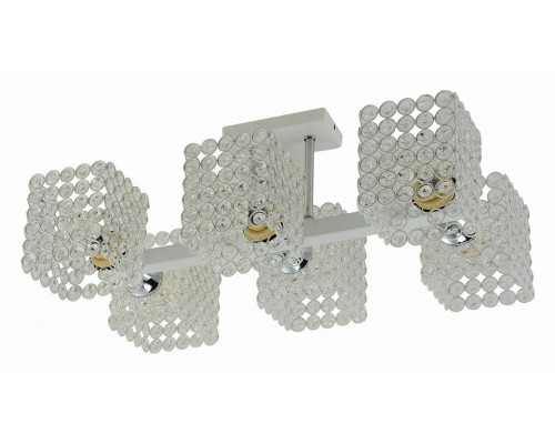 Люстра на штанге 01335-0.3-06 WH+CR Люстра на штанге 01335-0.3-06 WH+CR