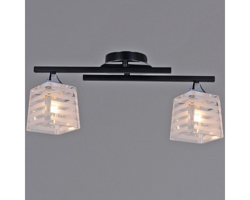 Накладной светильник  89260-0.3-02 BK+CR