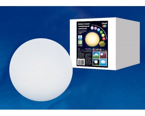 Наземный низкий светильник Uniel Ulg ULG-R001 020/RGB IP65 BALL Наземный низкий светильник Uniel Ulg ULG-R001 020/RGB IP65 BALL