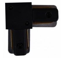 Соединитель угловой L-образный для треков накладных RL 06038 corner connector BK