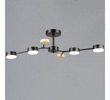 Люстра на штанге 03860 03860-0.3-04 BK+WOOD GX53