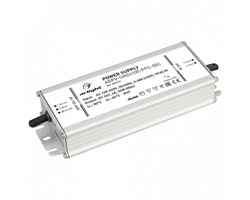 Блок питания Arlight ARPV-UH24100-PFC-55C (24V, 4.2A, 100W) Блок питания Arlight ARPV-UH24100-PFC-55C (24V, 4.2A, 100W)