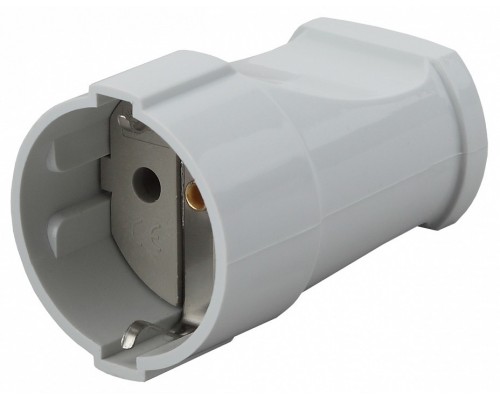 Розетка с заземлением Эра  Rx2-W