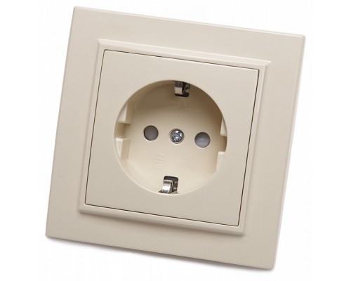 Розетка с заземлением Stekker PST16-9010 39236 Розетка с заземлением Stekker PST16-9010 39236