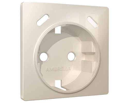 Накладка для розетки с заземлением и со шторками и 2хUSB type С Ambrella Volt ALFA AP3105