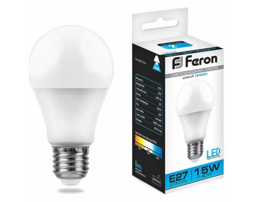 Лампа светодиодная Feron Saffit LB-94 E27 15Вт 6400K 25630 Лампа светодиодная Feron Saffit LB-94 E27 15Вт 6400K 25630