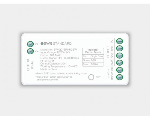 Контроллер-регулятор цвета RGBW SWG Quick Control MONO/RGB/RGBW