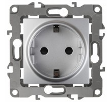 Розетка с заземлением, без рамки Эра Эра 12 12-2101-03