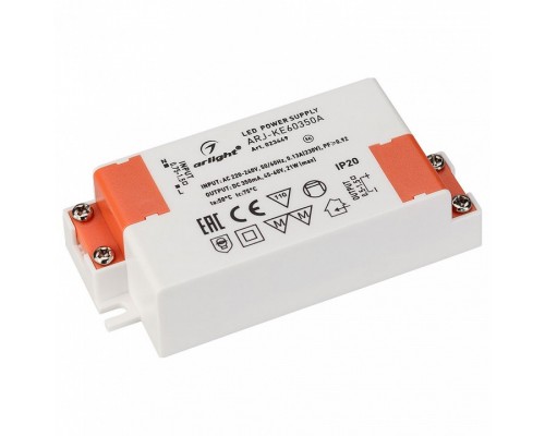 Блок питания Arlight ARJ-KE60350A (21W, 350mA, PFC) Блок питания Arlight ARJ-KE60350A (21W, 350mA, PFC)