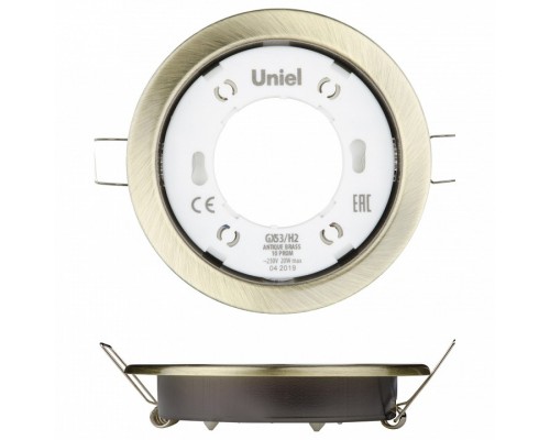 Встраиваемый светильник Uniel GX53-H2 UL-00005056 Встраиваемый светильник Uniel GX53-H2 UL-00005056