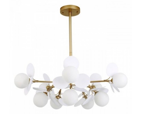Люстра на штанге Arte Lamp Peacock A1369SP-10SG Люстра на штанге Arte Lamp Peacock A1369SP-10SG