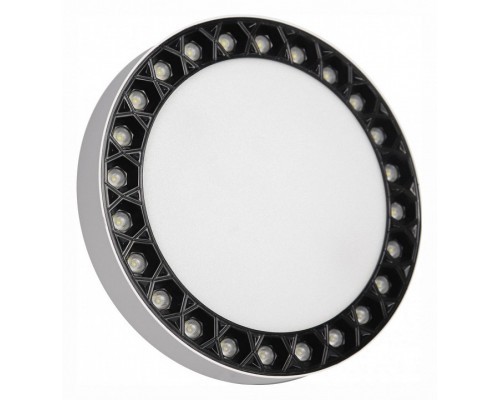 Накладной светильник iLedex Technical Mercury 5552-36W-D217-3/4K-WH+BK Накладной светильник iLedex Technical Mercury 5552-36W-D217-3/4K-WH+BK