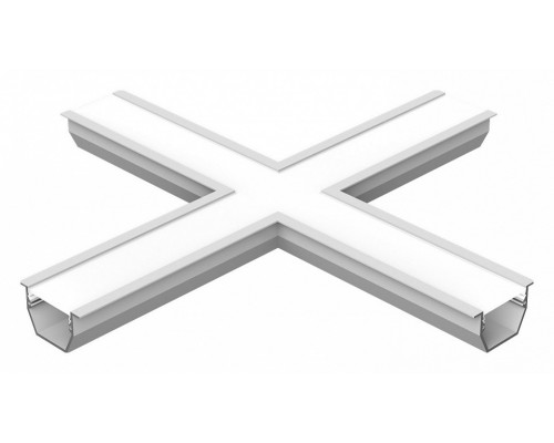 Соединитель угловой X-образный встраиваемый 6063 LINE 3525 IN 0273013