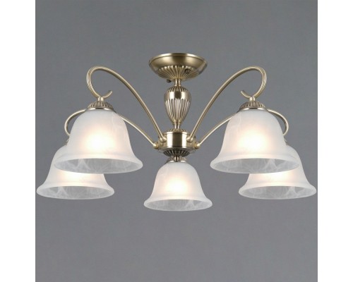 Люстра на штанге ILLUMICO AREZZO IL0696-5ASQ-25 AB AREZZO Люстра на штанге ILLUMICO AREZZO IL0696-5ASQ-25 AB AREZZO