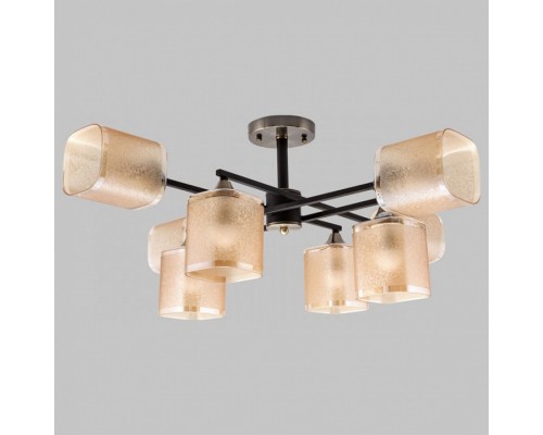 Люстра на штанге Imex MD.4212 MD.4212-8-S-BK+AB Люстра на штанге Imex MD.4212 MD.4212-8-S-BK+AB