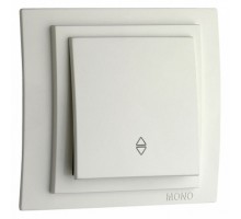 Выключатель проходной одноклавишный без рамки Mono Electric Despina / Larissa 500-001925-109