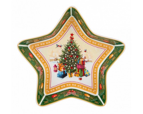 Блюдо декоративное (17.5x17.5x3.5 см) Christmas collection 85-1610 Блюдо декоративное (17.5x17.5x3.5 см) Christmas collection 85-1610