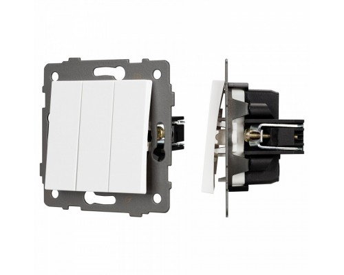 Выключатель трехклавишный без рамки Arlight SWT 049896
