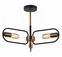 Люстра на штанге ILLUMICO  IL8253-3COU-79 BK GD
