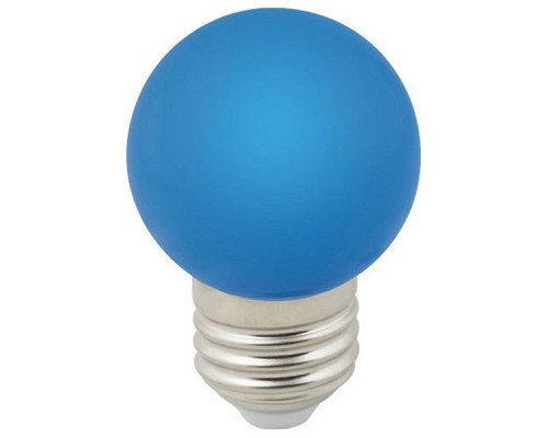 Лампа светодиодная Volpe Sky E27 1Вт K LED-G45-1W/BLUE/E27/FR/С Лампа светодиодная Volpe Sky E27 1Вт K LED-G45-1W/BLUE/E27/FR/С