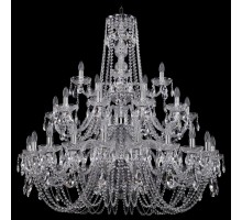 Подвесная люстра Bohemia Ivele Crystal 1402 1402/20+10+5/400/3d/Ni