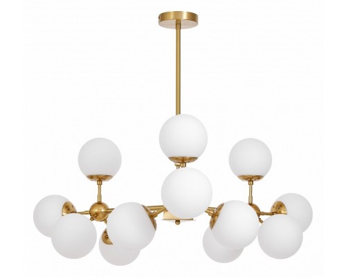 Люстра на штанге LUMINA DECO Zodiak LDP 160-12 MD+WT Люстра на штанге LUMINA DECO Zodiak LDP 160-12 MD+WT