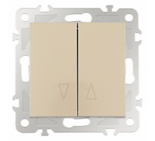 Выключатель для жалюзи без рамки Arte Milano 206 206.38-2.shampan