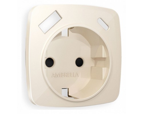 Накладка для розетки с заземлением и со шторками и 2хUSB type A и C Ambrella Volt Quant OP3100 Накладка для розетки с заземлением и со шторками и 2хUSB type A и C Ambrella Volt Quant OP3100