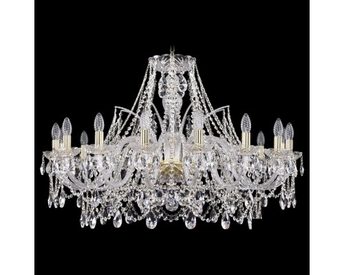Подвесная люстра Bohemia Ivele Crystal 1411 1411/16/360/G Подвесная люстра Bohemia Ivele Crystal 1411 1411/16/360/G